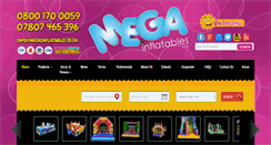 Desktop Screenshot of megainflatables.co.uk